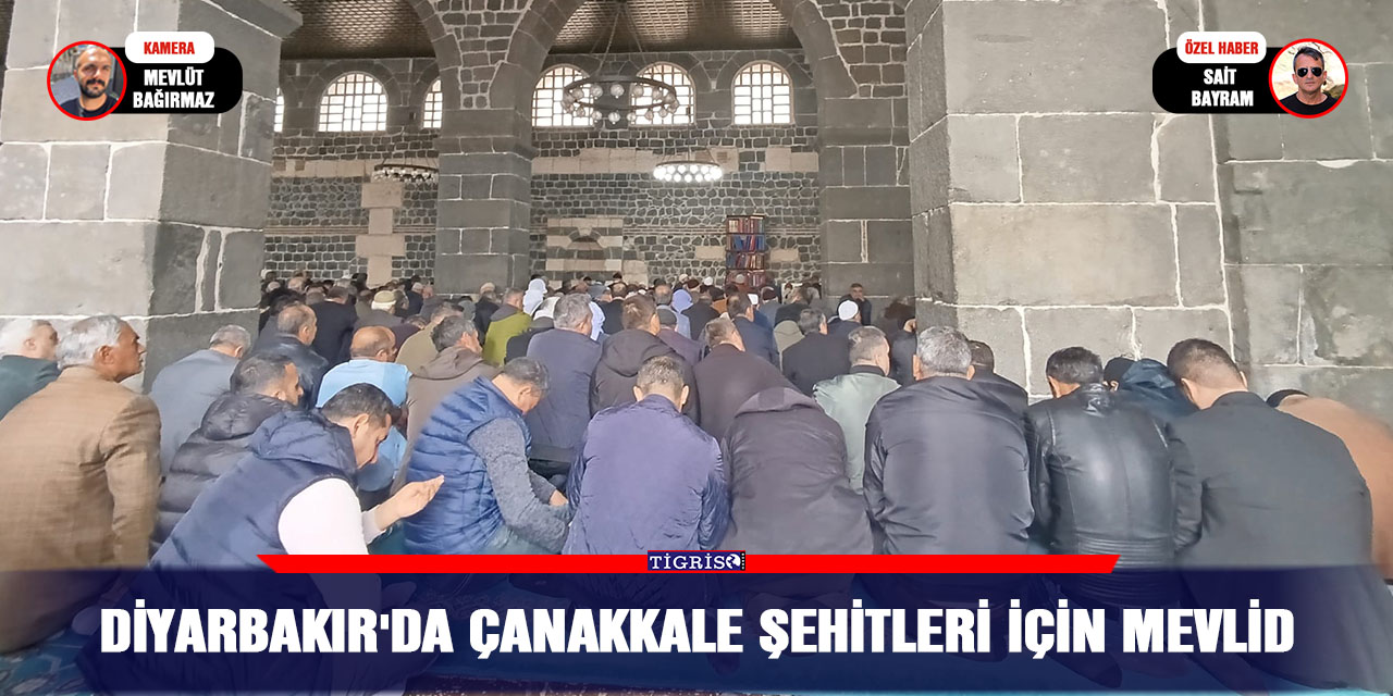 Diyarbakır'da Çanakkale Şehitleri için Mevlid