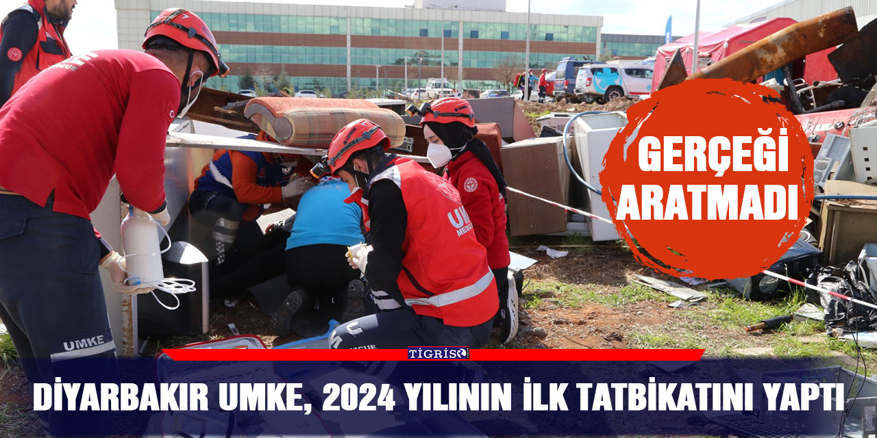 Diyarbakır UMKE, 2024 yılının ilk tatbikatını yaptı