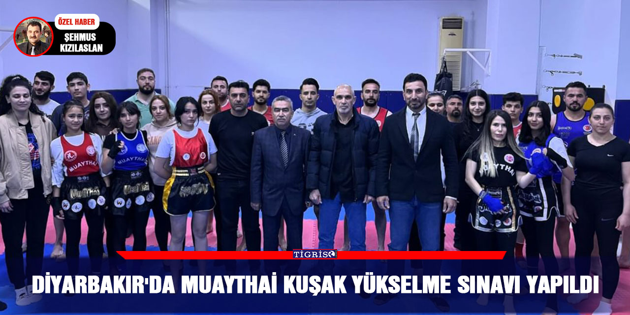 Diyarbakır'da Muaythai kuşak yükselme sınavı yapıldı