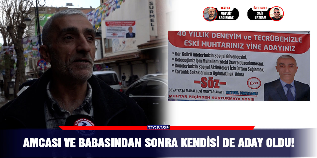 VİDEO - Amcası ve babasından sonra kendisi de aday oldu!