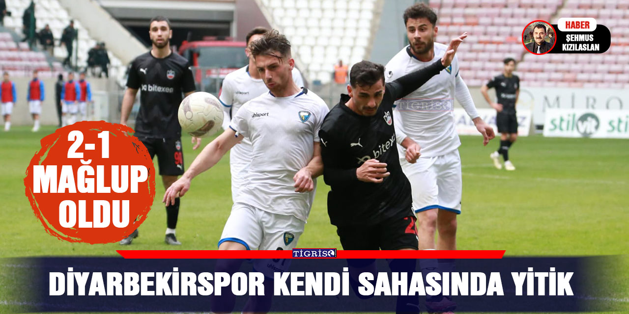 Diyarbekirspor kendi sahasında yitik