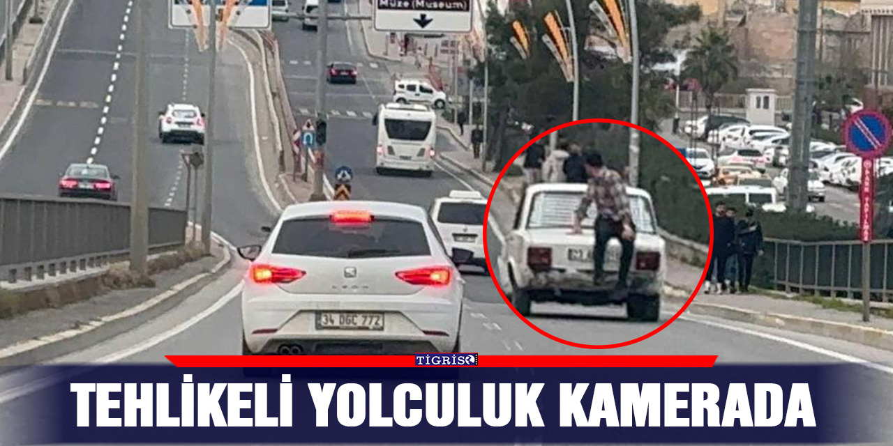 Tehlikeli yolculuk kamerada