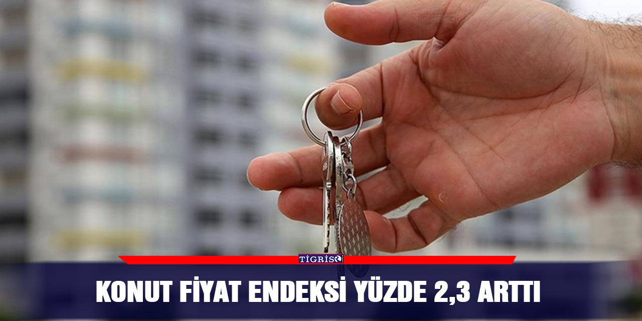 Konut Fiyat Endeksi yüzde 2,3 arttı
