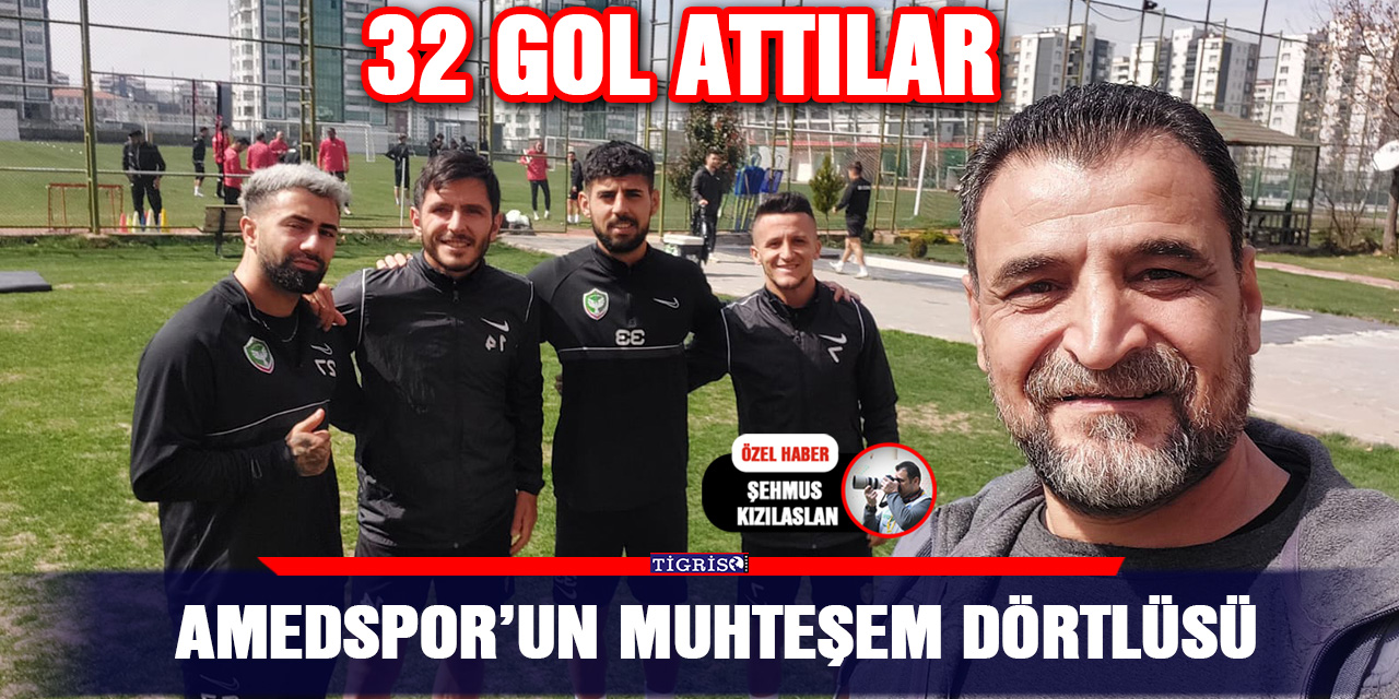 Amedspor’un muhteşem dörtlüsü