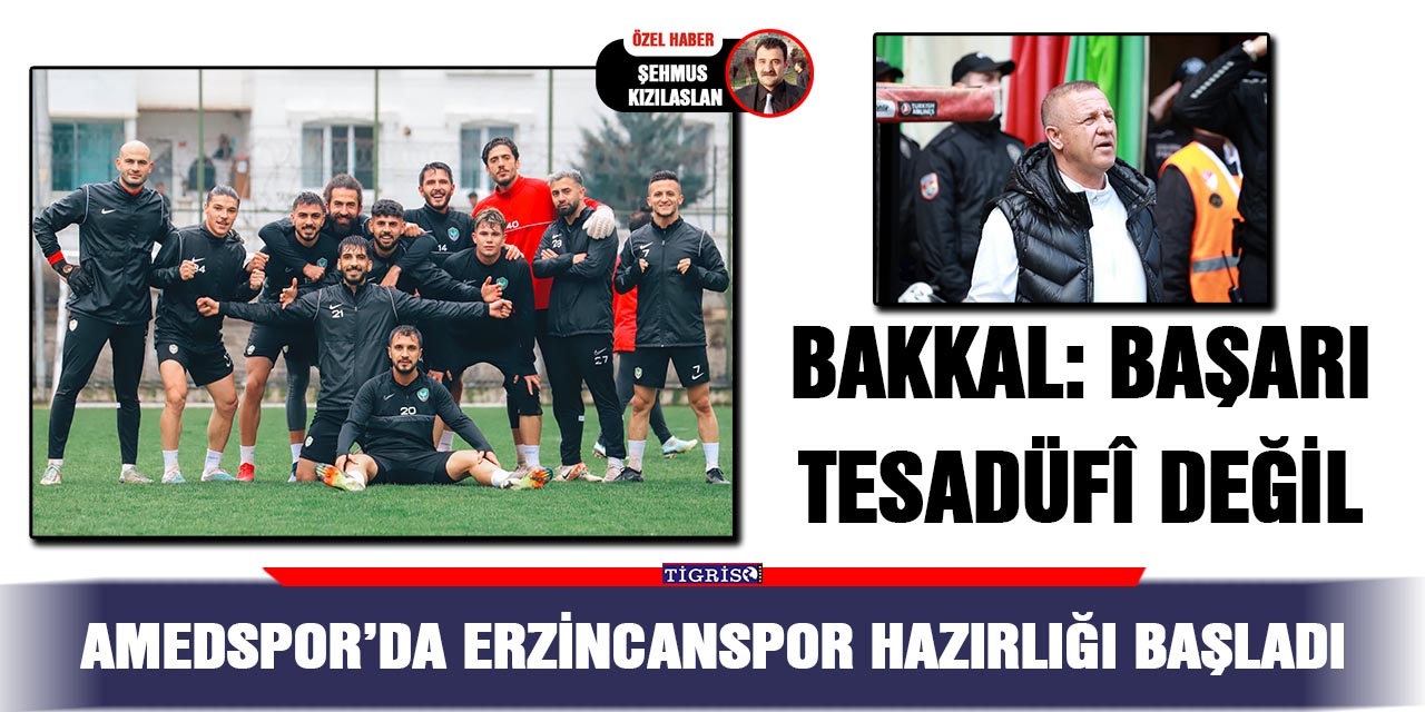 Amedspor’da Erzincanspor hazırlığı başladı