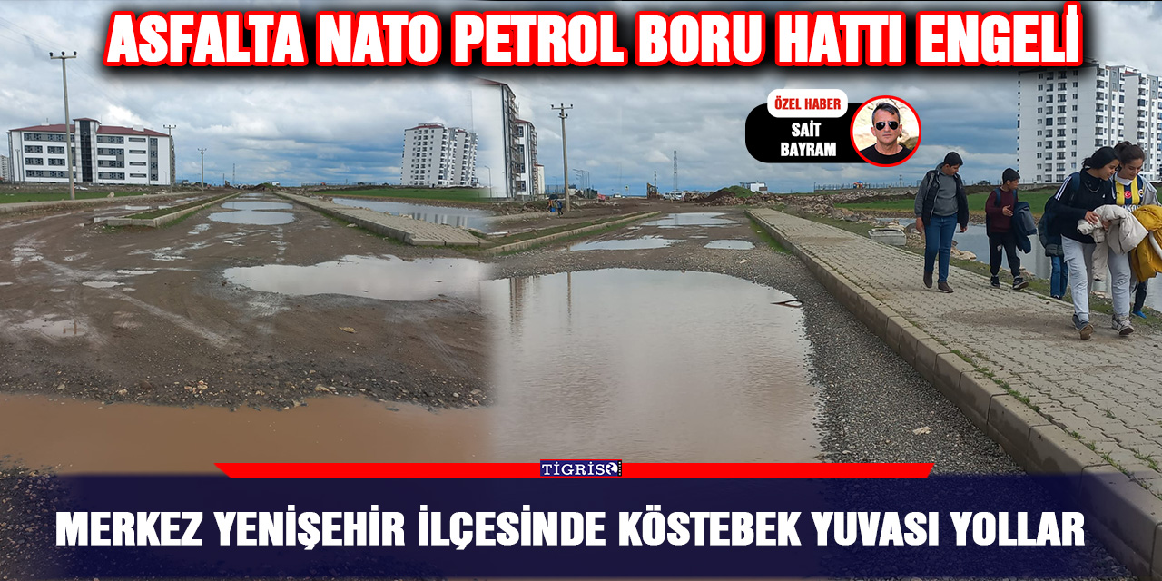 VİDEO - Merkez Yenişehir İlçesinde köstebek yuvası yollar