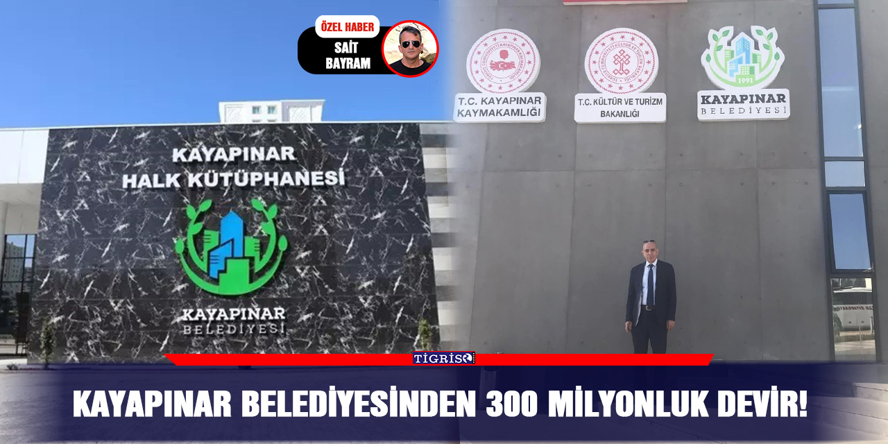 Kayapınar Belediyesinden 300 milyonluk devir!