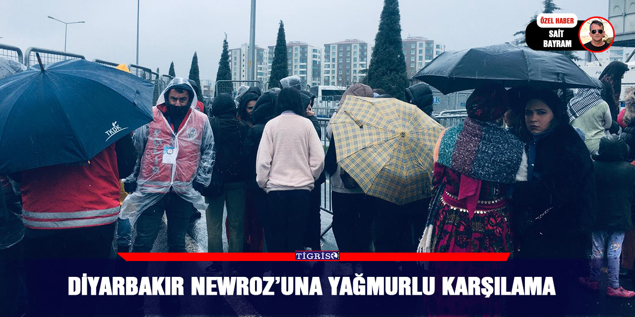VİDEO - Diyarbakır Newroz’una yağmurlu karşılama
