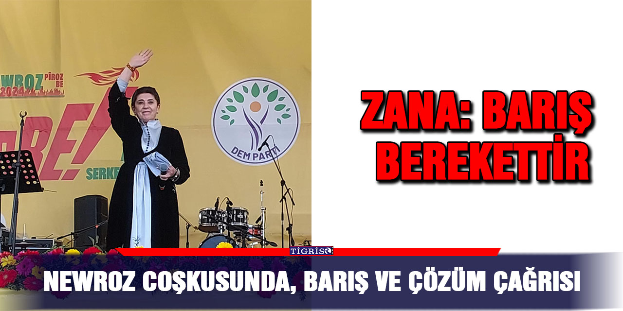 Newroz coşkusunda, barış ve çözüm çağrısı