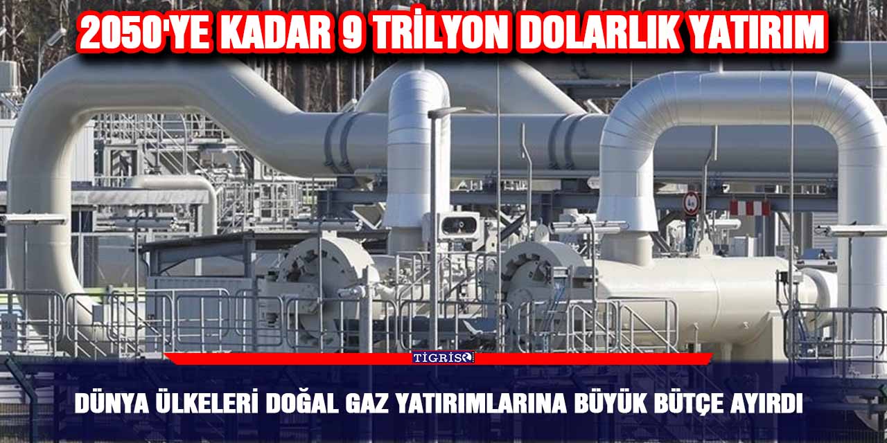 Dünya ülkeleri doğal gaz yatırımlarına büyük bütçe ayırdı