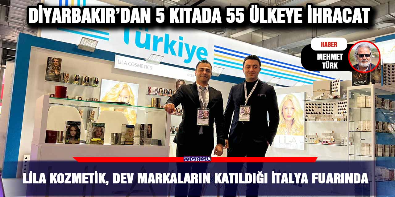 Lila Kozmetik, dev markaların katıldığı İtalya fuarında