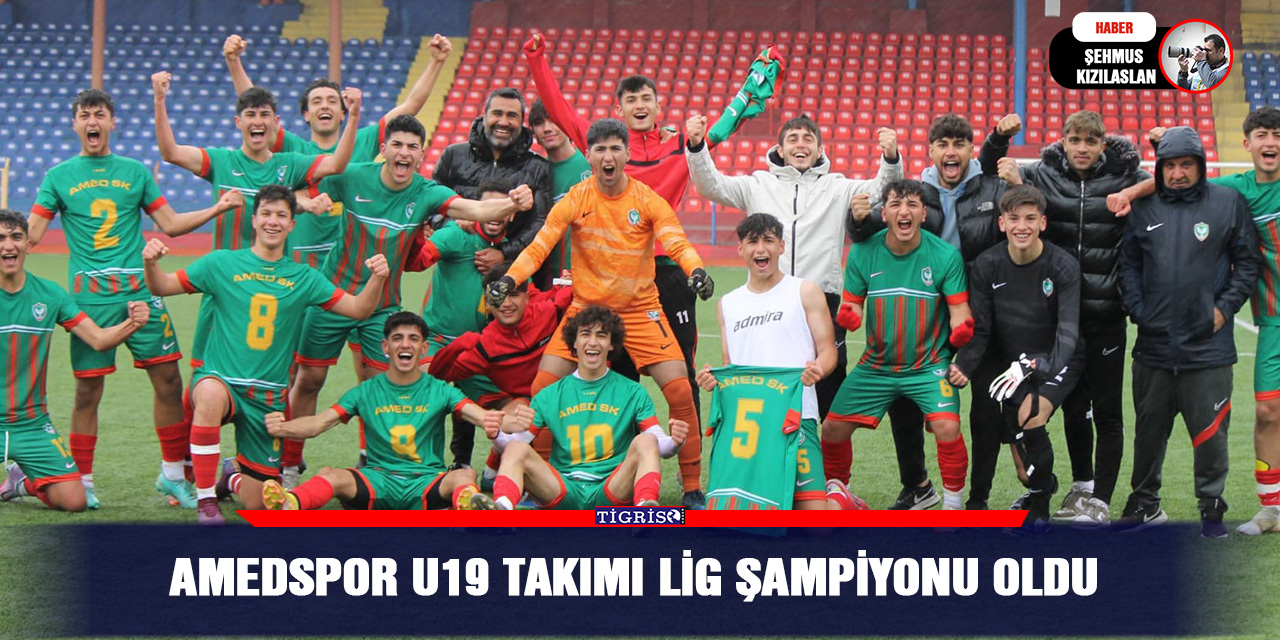 Amedspor U19 takımı Lig şampiyonu oldu
