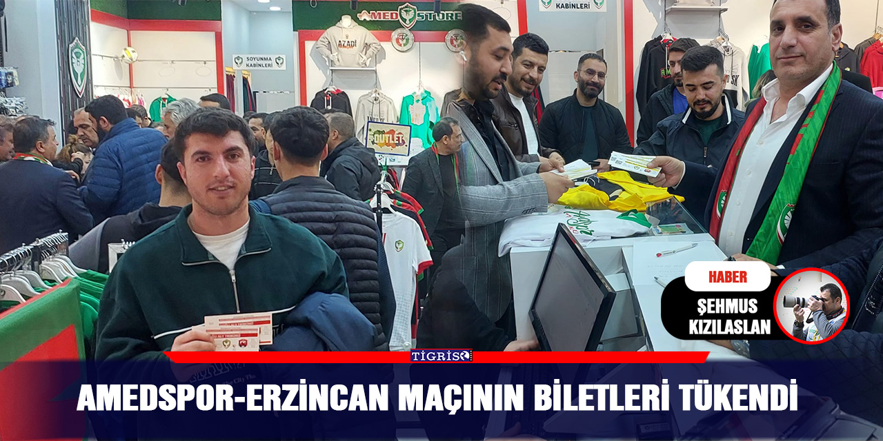 Amedspor-Erzincan maçının biletleri tükendi