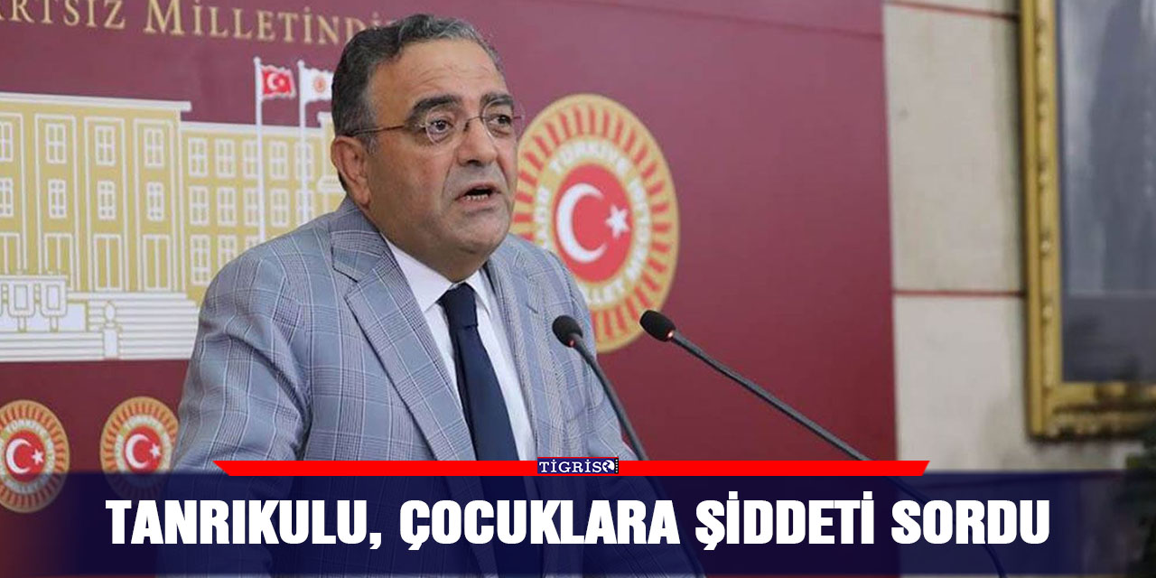 Tanrıkulu, çocuklara şiddeti sordu