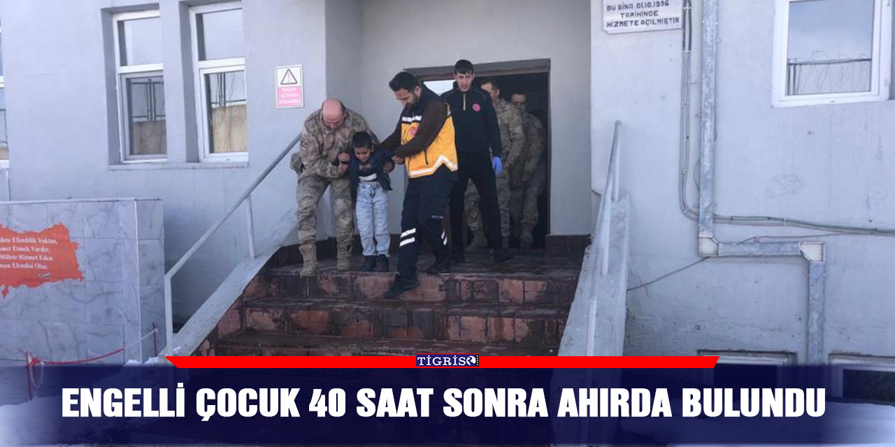 Engelli çocuk 40 saat sonra ahırda bulundu