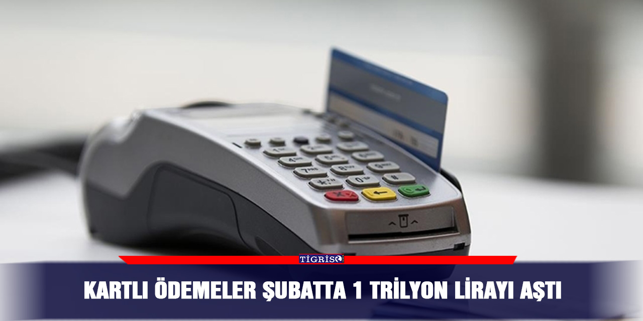Kartlı ödemeler Şubatta 1 trilyon lirayı aştı
