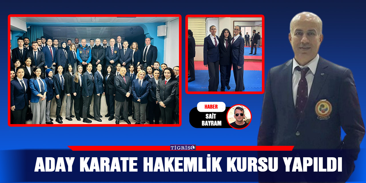 Aday karate hakemlik kursu yapıldı