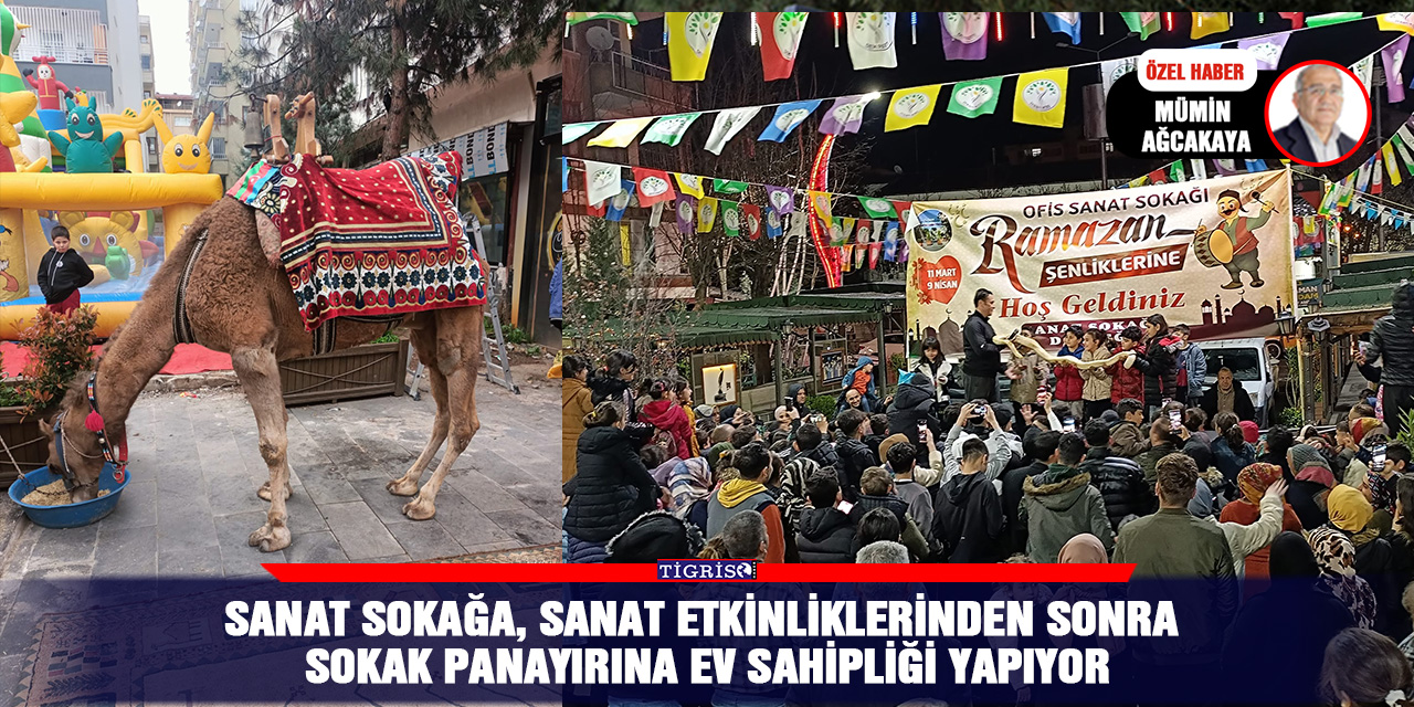 Sanat sokağa, sanat etkinliklerinden sonra sokak panayırına ev sahipliği yapıyor
