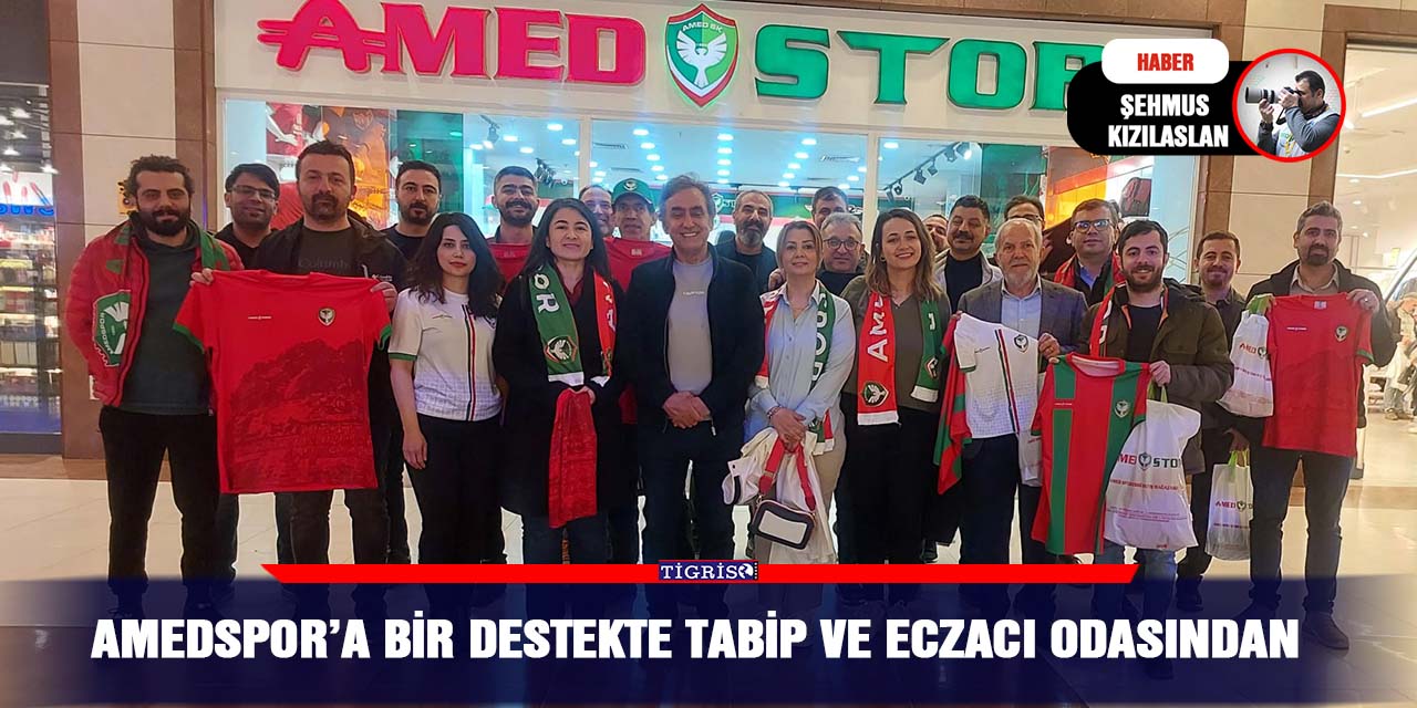 Amedspor’a bir destekte tabip ve eczacı odasından