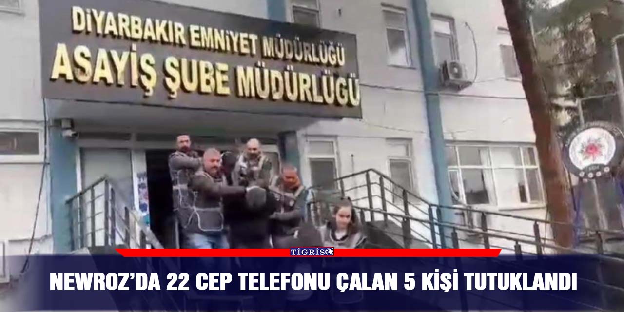 VİDEO - Newroz’da 22 cep telefonu çalan 5 kişi tutuklandı