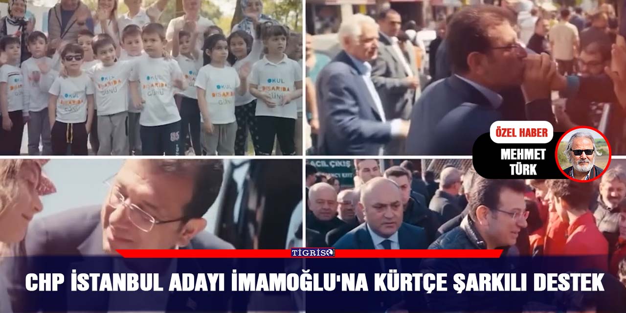 VİDEO - CHP İstanbul adayı İmamoğlu'na Kürtçe şarkılı destek