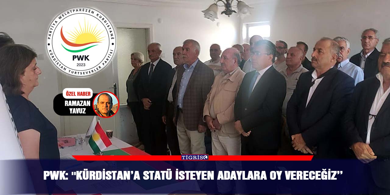 PWK: ''Kürdistan’a statü isteyen adaylara oy vereceğiz’’