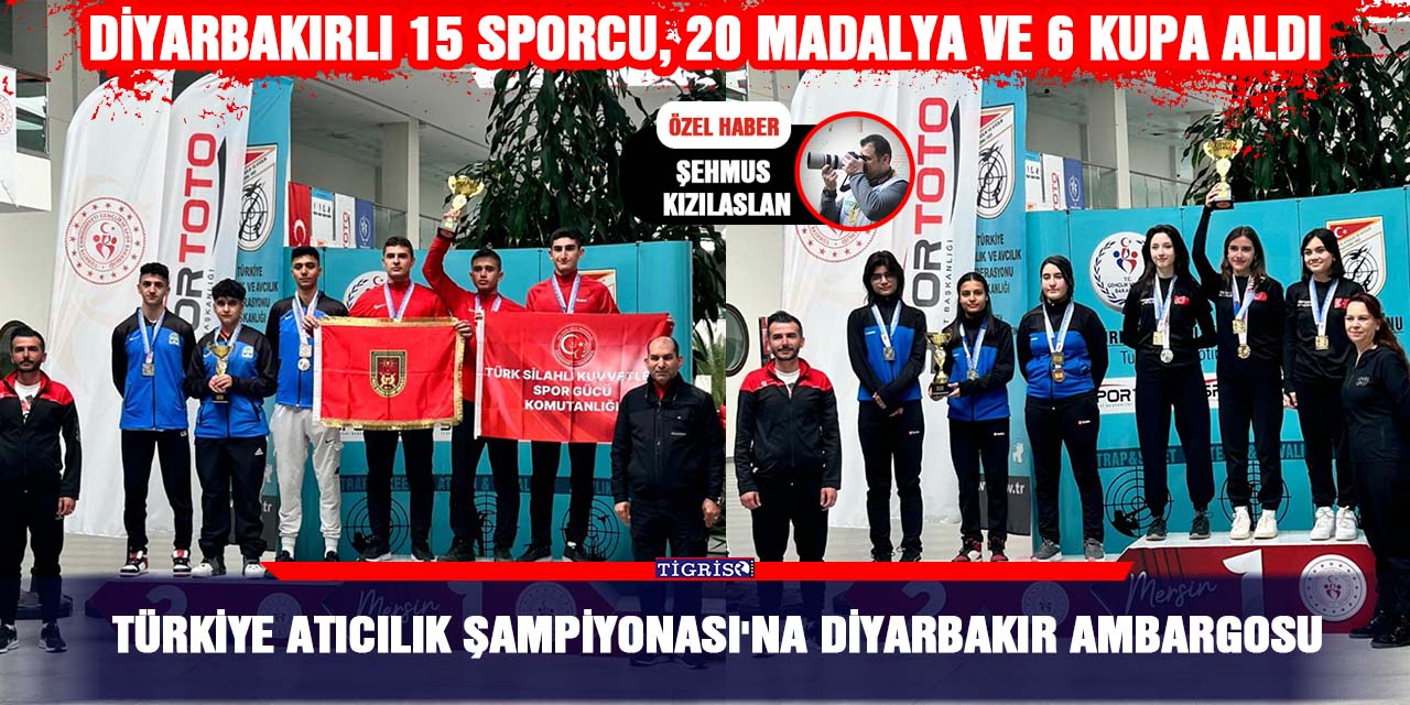 Türkiye Atıcılık Şampiyonası'na Diyarbakır ambargosu