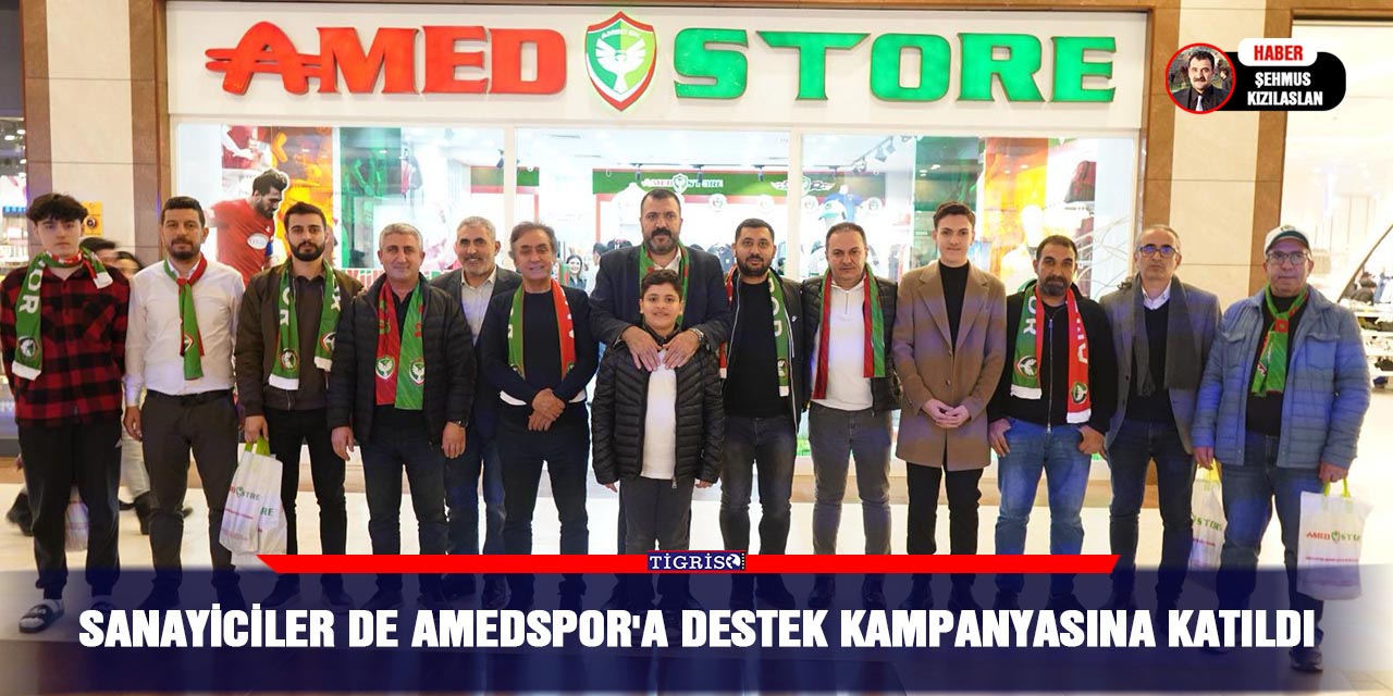 Sanayiciler de Amedspor'a destek kampanyasına katıldı