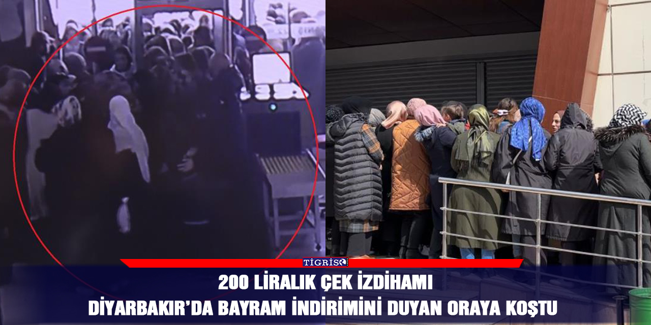 200 liralık çek izdihamı
