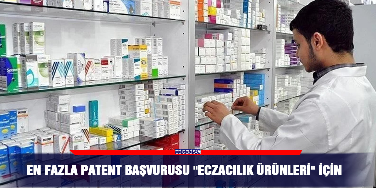 En fazla patent başvurusu "eczacılık ürünleri" için