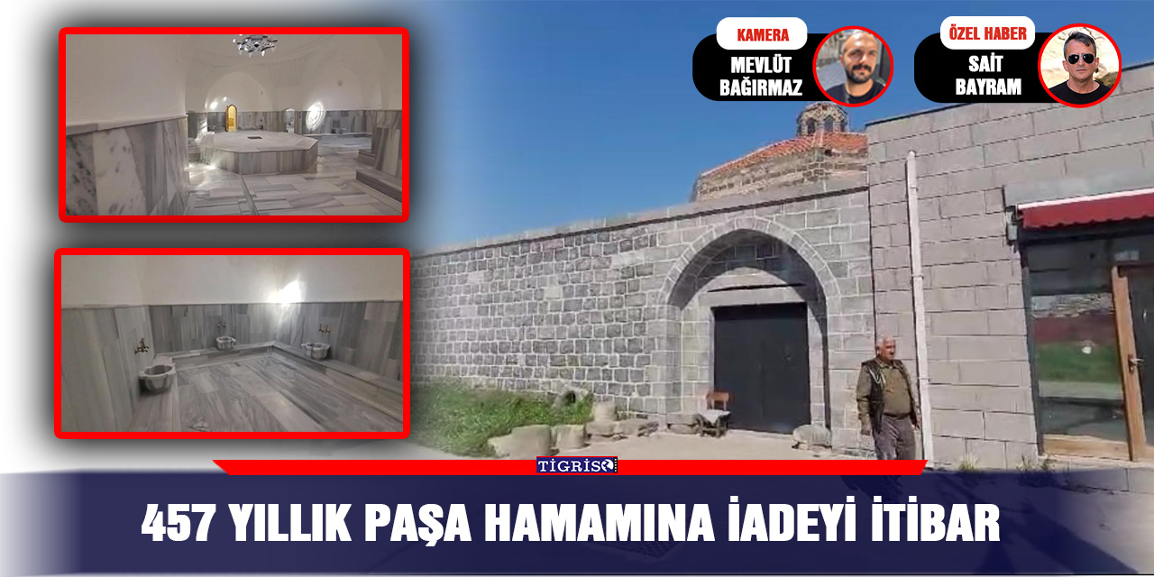VİDEO - 457 yıllık Paşa Hamamına iadeyi itibar