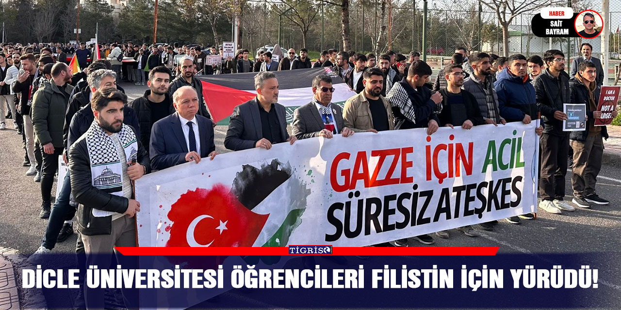 Dicle Üniversitesi Öğrencileri Filistin için yürüdü!