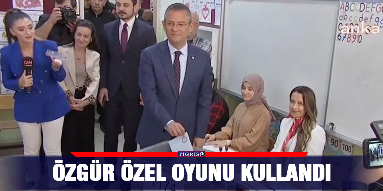 Özgür Özel Oyunu Kullandı
