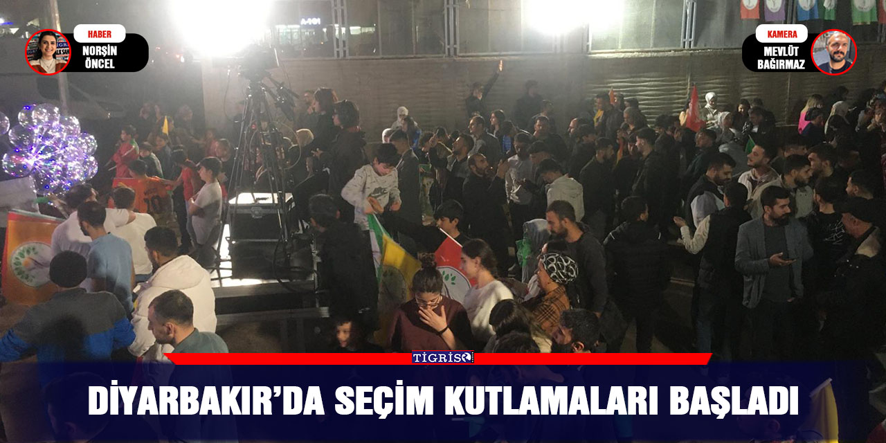VİDEO - Diyarbakır’da seçim kutlamaları başladı