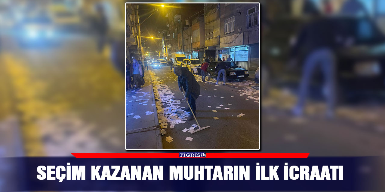 Seçim kazanan muhtarın ilk icraatı
