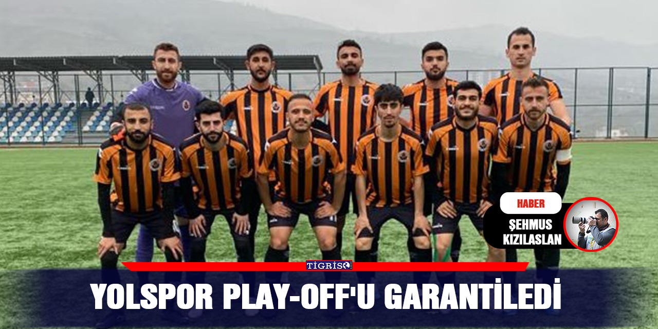 Yolspor Play-Off'u garantiledi