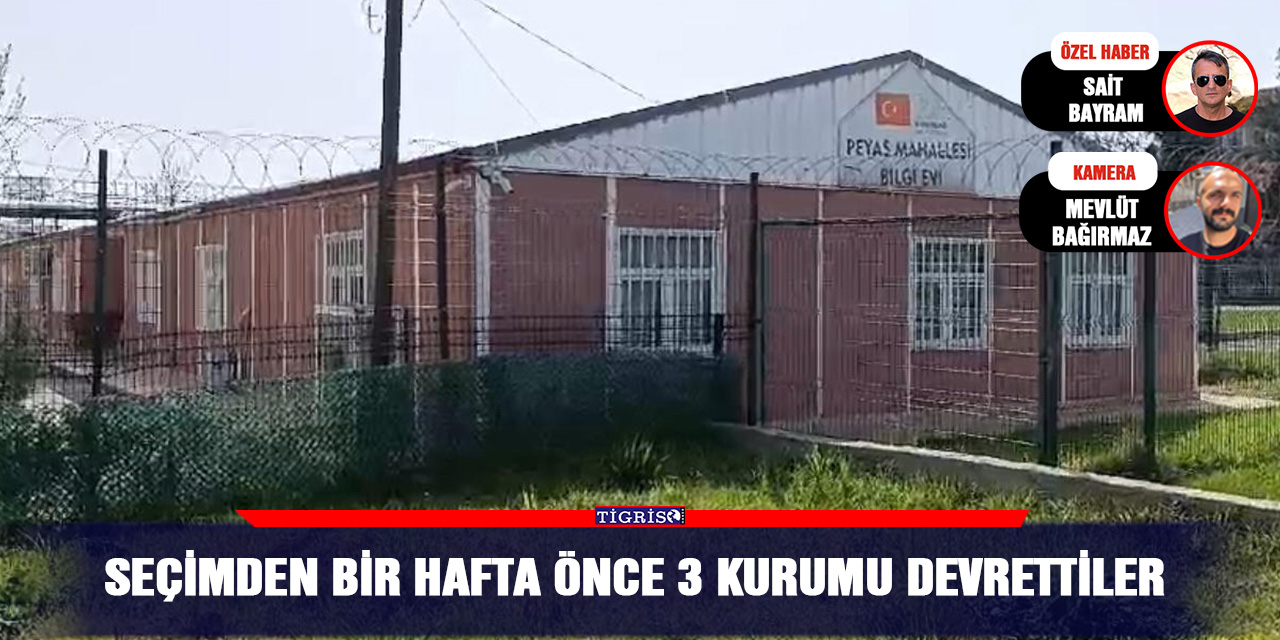 VİDEO - Seçimden bir hafta önce 3 kurumu devrettiler