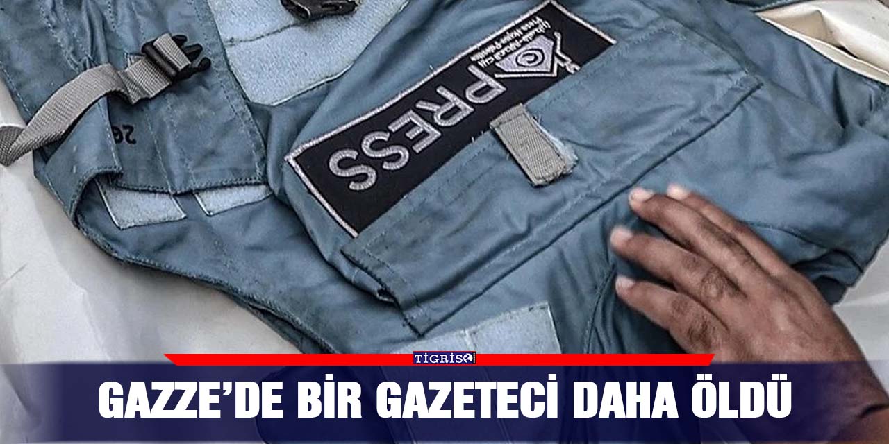 Gazze’de bir gazeteci daha öldü