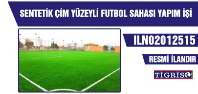 SENTETİK ÇİM YÜZEYLİ FUTBOL SAHASI YAPIM İŞİ