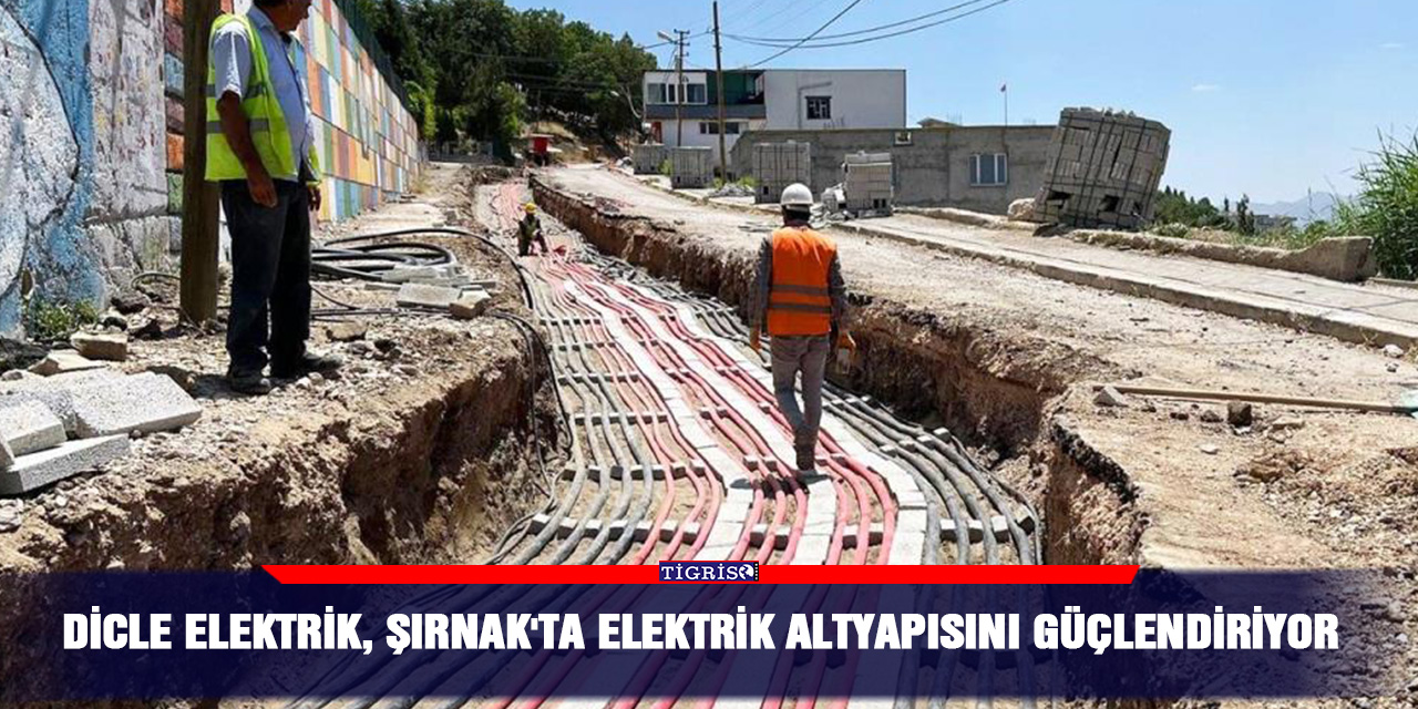 Dicle Elektrik, Şırnak'ta elektrik altyapısını güçlendiriyor