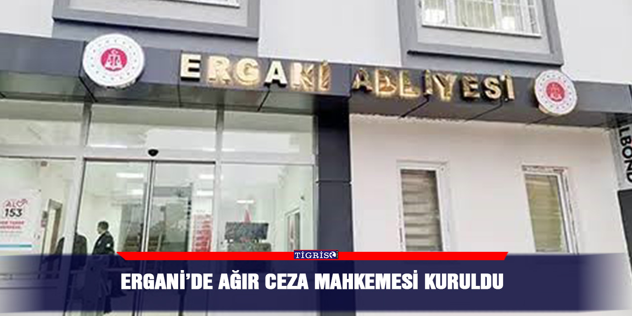 Ergani’de Ağır Ceza Mahkemesi kuruldu
