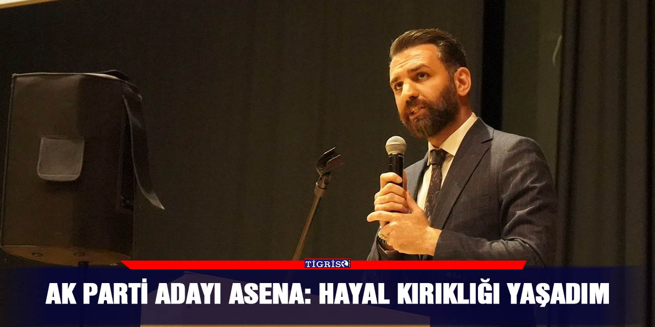 AK Parti adayı Asena: Hayal Kırıklığı yaşadım