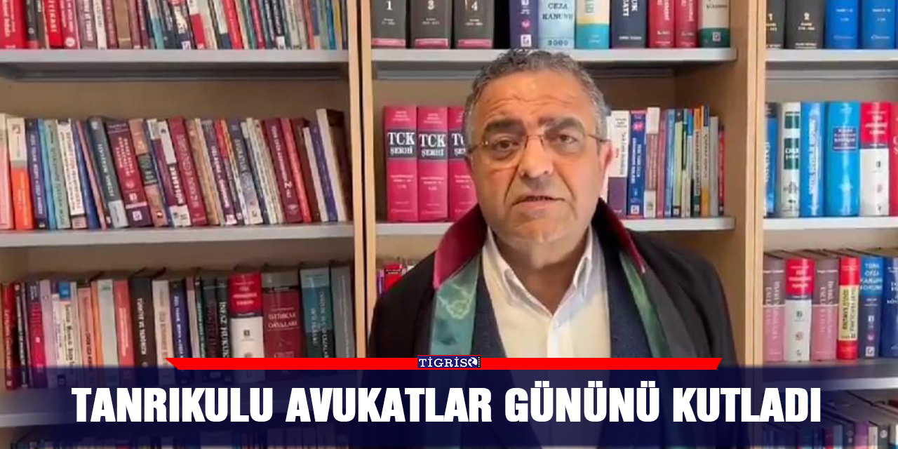 VİDEO - Tanrıkulu Avukatlar gününü kutladı