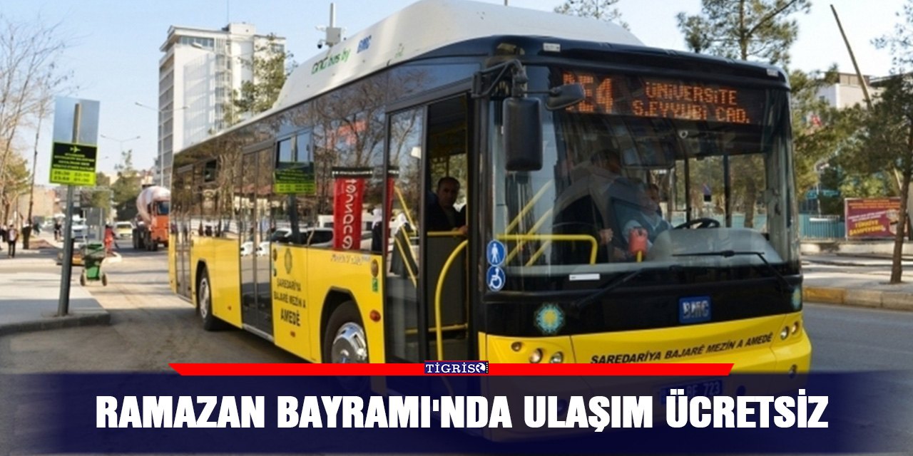 Ramazan Bayramı'nda ulaşım ücretsiz