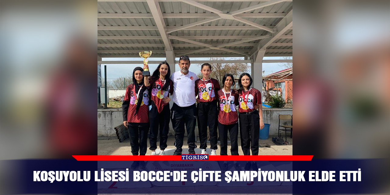 Koşuyolu Lisesi Bocce'de çifte şampiyonluk elde etti