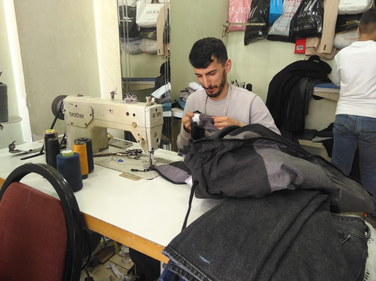 Terzilerde bayram yoğunluğu yaşanıyor