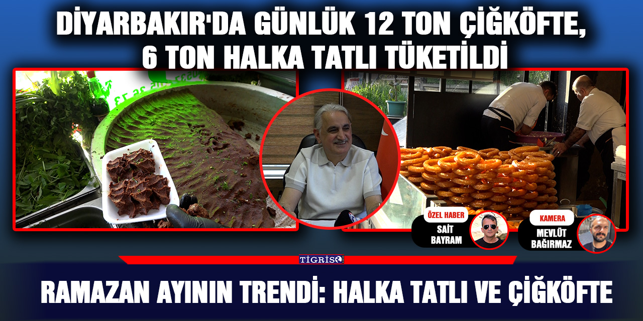 VİDEO - Ramazan ayının trendi: Halka tatlı ve çiğköfte