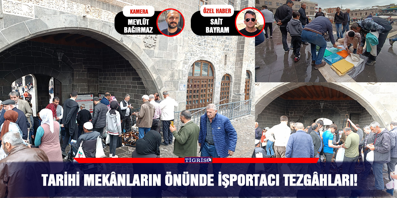 VİDEO - Tarihi mekânların önünde işportacı tezgâhları!