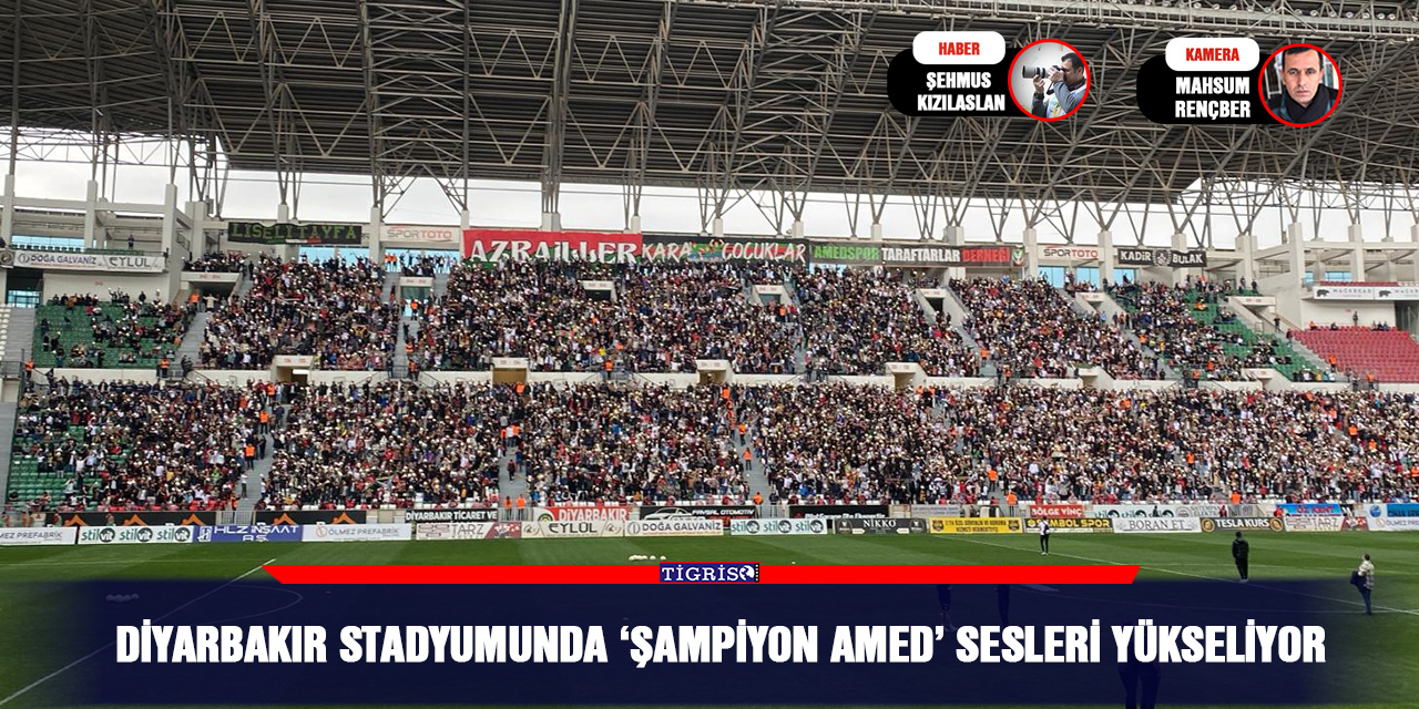 VİDEO - Diyarbakır stadyumunda ‘Şampiyon Amed’ sesleri yükseliyor