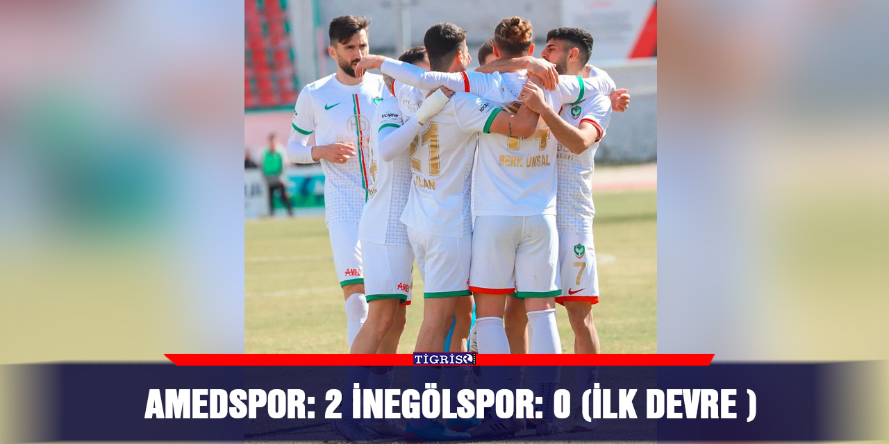 VİDEO - Amedspor: 2 İnegölspor: 0 (İlk devre )
